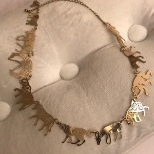 Golden necklace. Brand new without tags